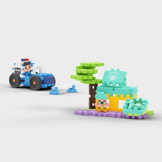 Мини-вафельная полицейская машина + ювелирный магазин