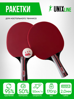 Набор ракеток для настольного тенниса UNIX Line
