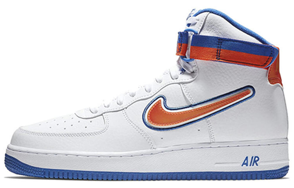 Кроссовки Nike Air Force 1 Sport Nba White Team Orange Game Royal