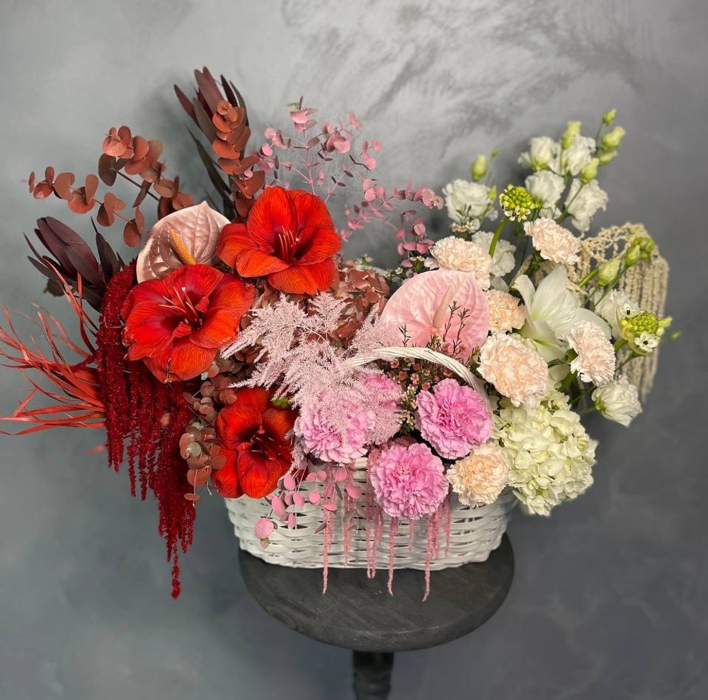 Корзина Летний Парад цветов