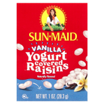 Sun-Maid, Йогурт с изюмом, ваниль, 6 коробок по 28,3 г (1 унция)