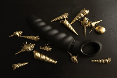 Анатомический витой вибратор Gvibe Gjack 2 (черный) (Цвет: черный)