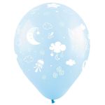 Шар (12''/30 см) Новорожденный, Ассорти Пастель 5 ст. 25 шт.