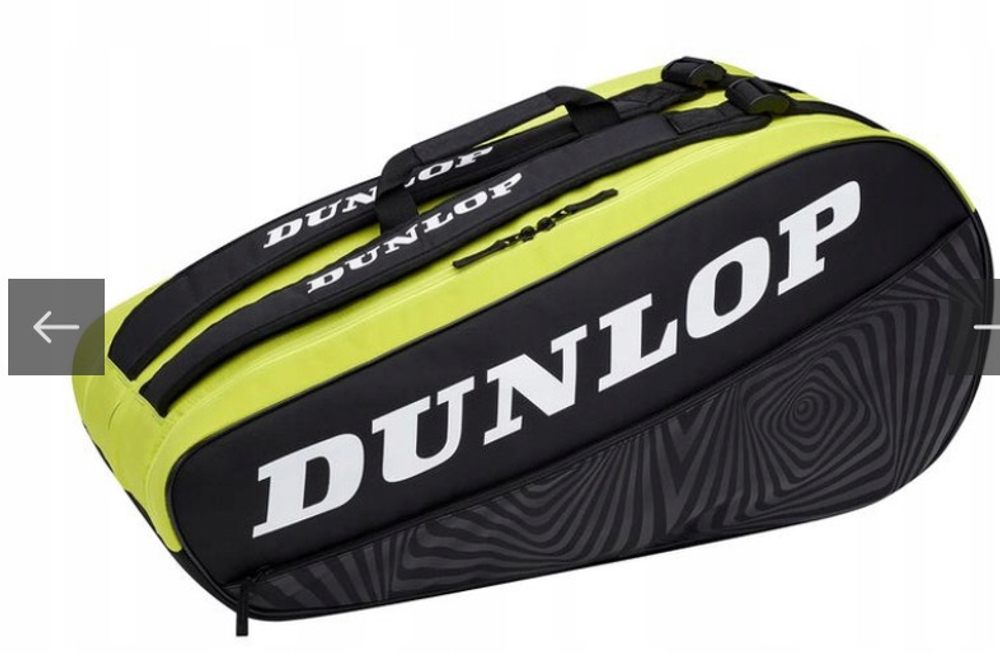 Чехол - сумка Dunlop TAC 22 SX-CLUB 10RKT Black/Yellow