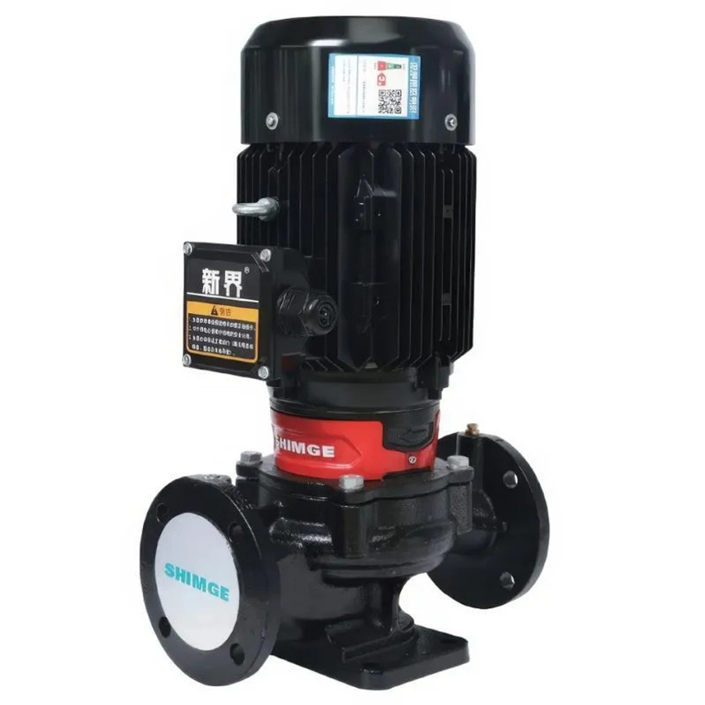 Циркуляционный насос с сухим ротором в исполнении Inline с фланцевым соединением серии SGL-G, Shimge (DN40)