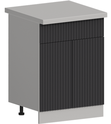 Кухня Модуль ШН1Я 601 Графит / Лайт Грей