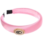 Ободок для волос «МАРЦИПАН», мали, ширина 2,8см, микс 6 цветов ( в пакете с подвесом)