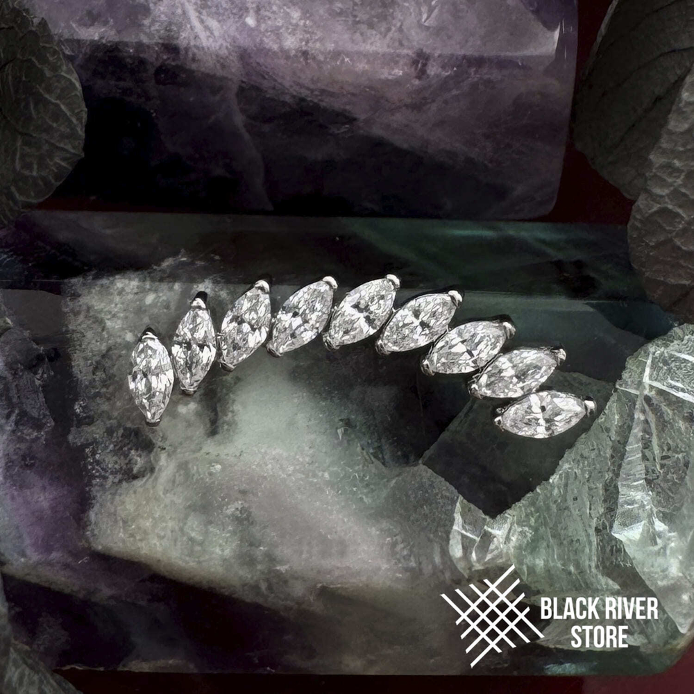 9K v.2 Curv Marquise Mini Crystal