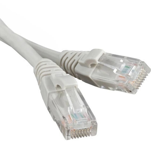 Патч-корд UTP кат.6, 5м, Hyperline, серый (PC-LPM-UTP-RJ45-RJ45-C6-5M-GY)