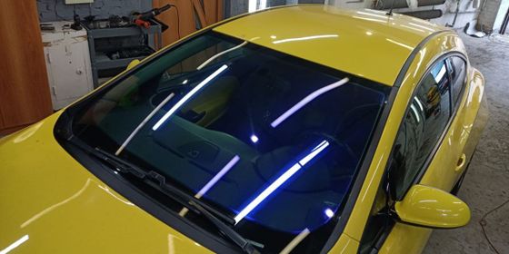 Тонировка хамелеон автомобильная Carbins атермальная 75% металлизированная фиолетовая синяя