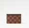 Визитница Louis Vuitton из канвы Damier, коричневый