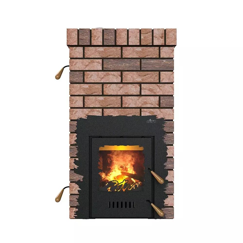 Дровяная банная печь Grill'D Retro World Short