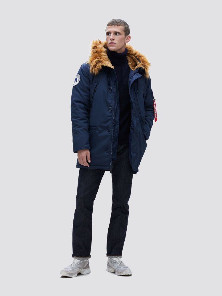 Парка Alpha Industries N-3B Alpine Parka Rep. blue