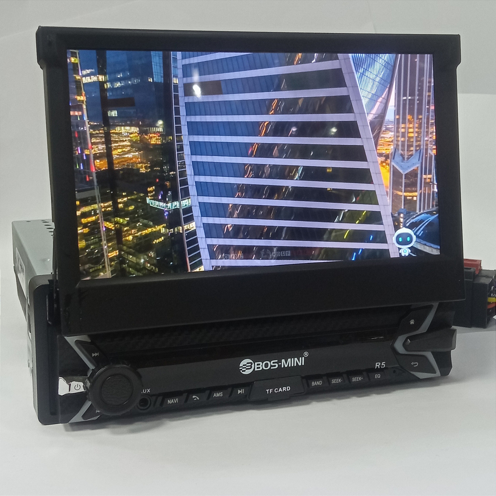 Автомагнитола с выездным экраном 7"/Android/4+64GB Bos-mini R5