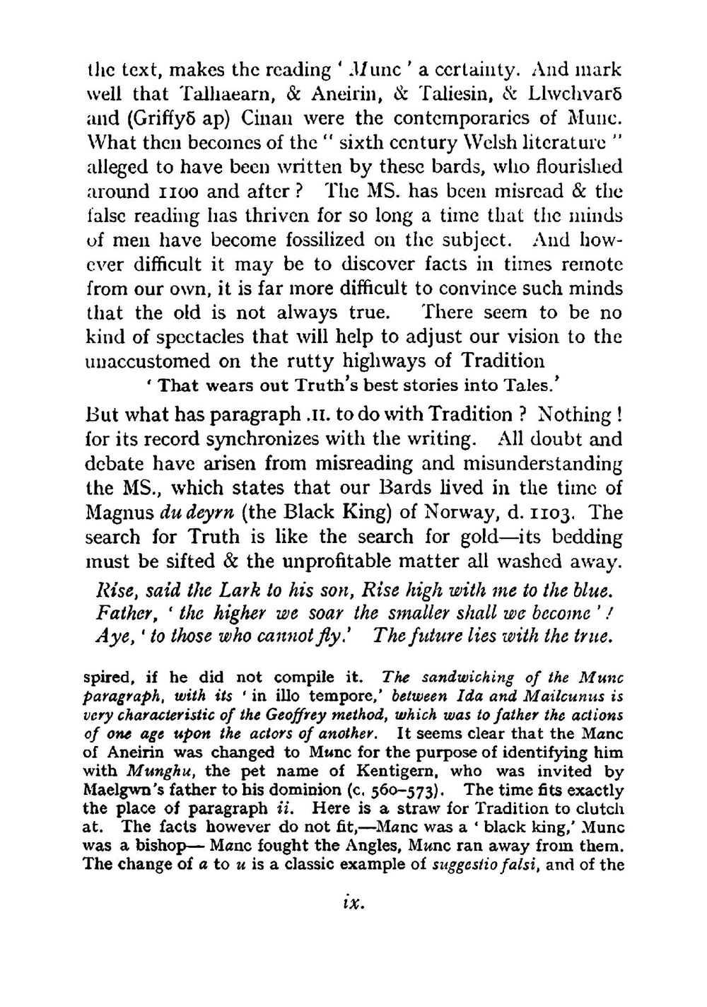 The text of the Book of Aneirin | Aneirin