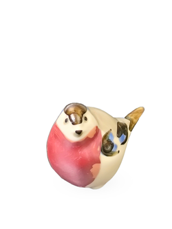 Фарфоровая статуэтка (миниатюра) "Снегирь" ЛФЗ