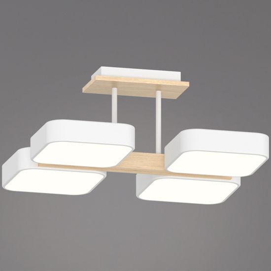 03359-0.3-04 WH+WOOD светильник потолочный