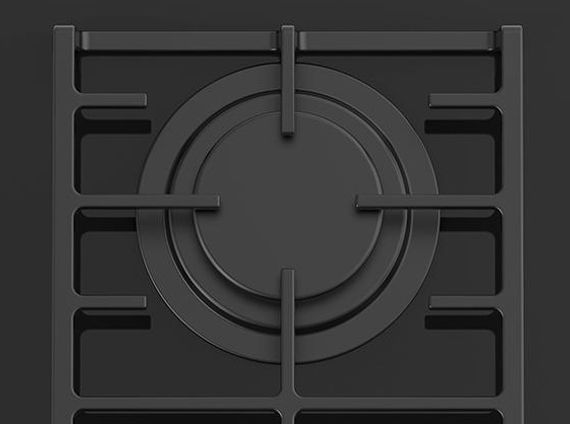 Газовая стеклянная варочная панель Korting HGG 3825 CN