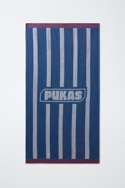 ZARA X PUKAS ПОЛОТЕНЦЕ С ПРИНТОМ PUKAS SURF, СИНИЙ