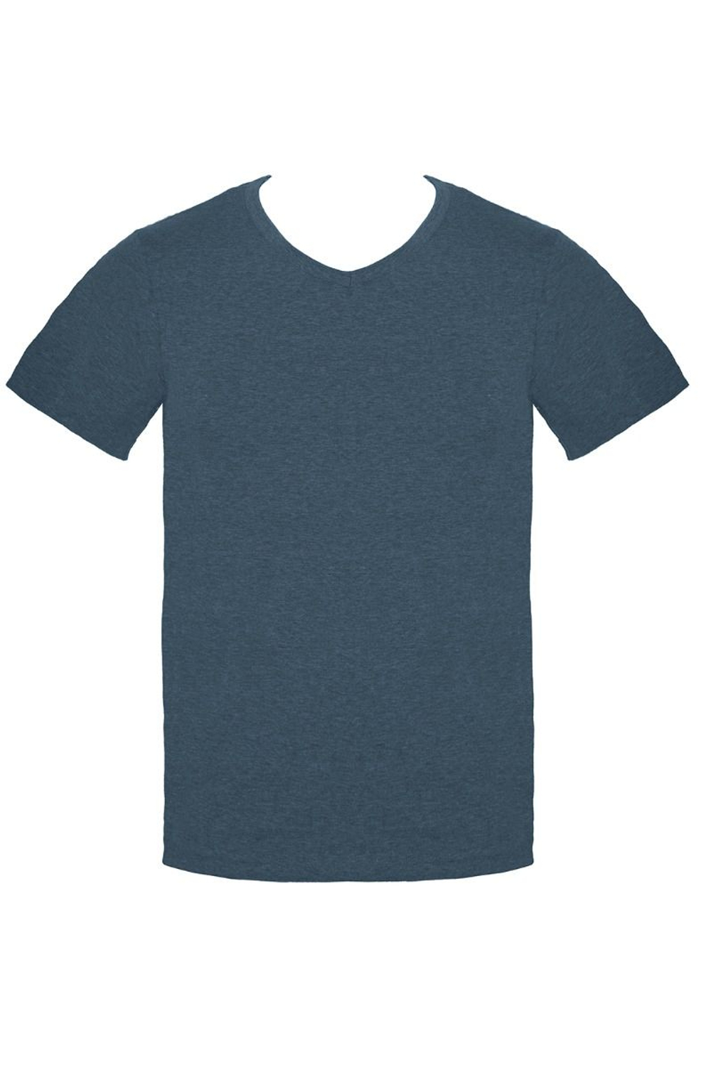 Мужская хлопковая футболка с V-образным вырезом горловины (Размер: XXL) (Цвет: красный)