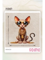 Термонаклейка на одежду, термопринт Кот Мэни