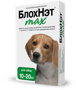 БлохНэт max капли инсектоакарицидные от блох, клещей и комаров для собак