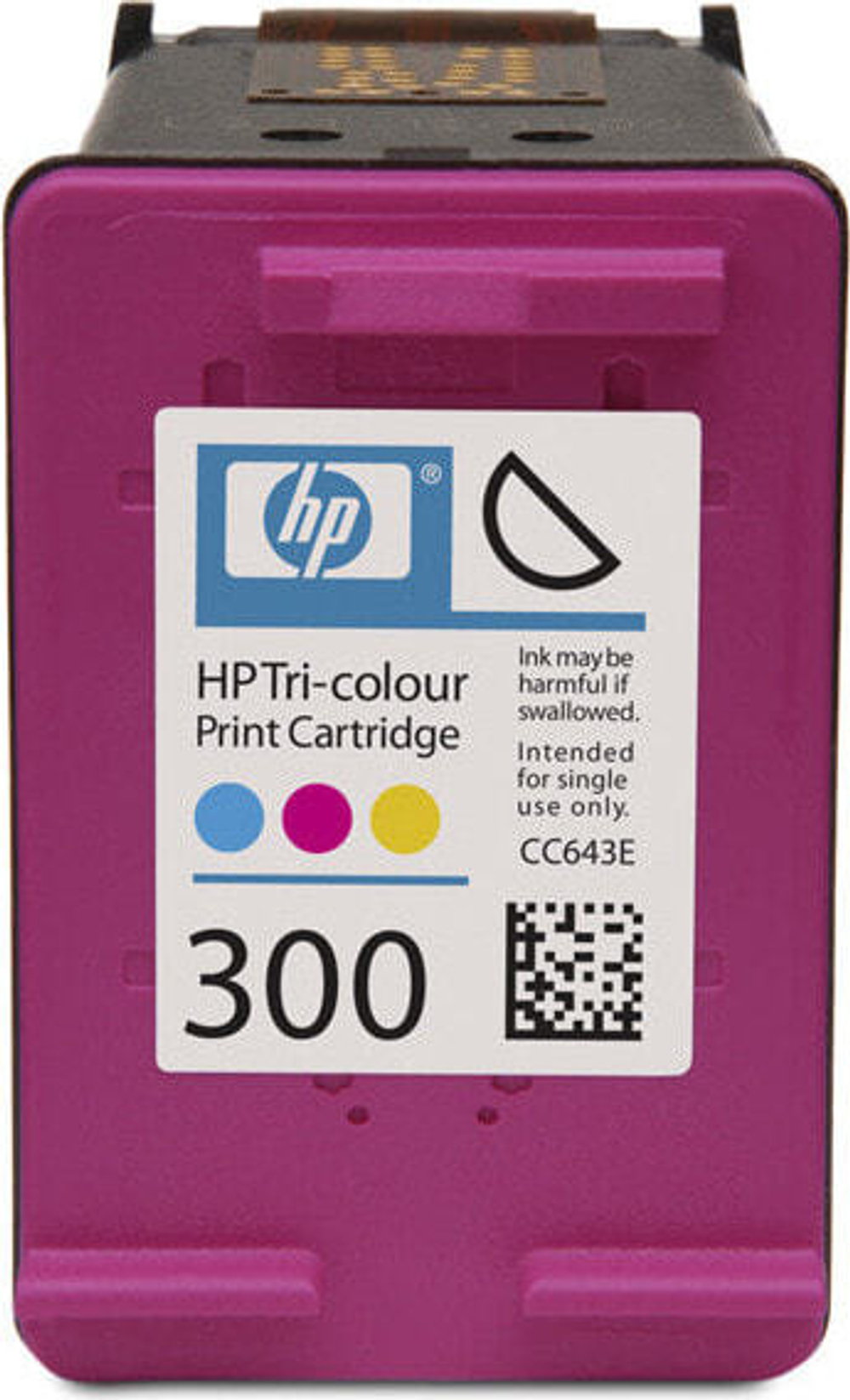 HP 300 Tri-colour Ink Cartridge струйный картридж Подлинный Голубой, Пурпурный, Желтый CC643E