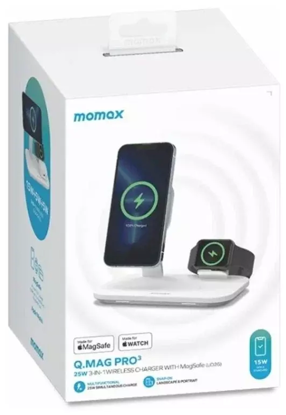 Док.станция 2в1 Momax UD23 MagSafe