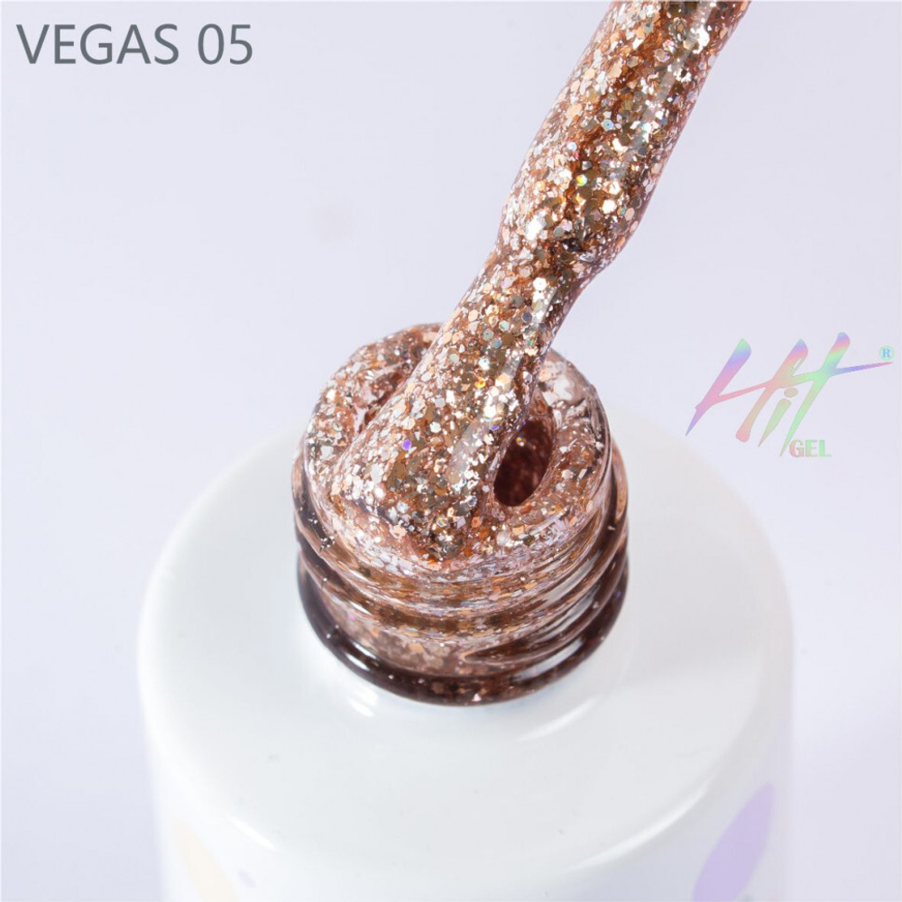Гель-лак ТМ "HIT gel" №05 Vegas, 9 мл