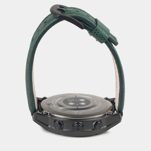 Ремешок для часов Garmin 47 mm классический из кожи теленка, зеленого цвета