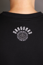 Свитшот Варгградъ мужской чёрный «Вранакрик» без начеса