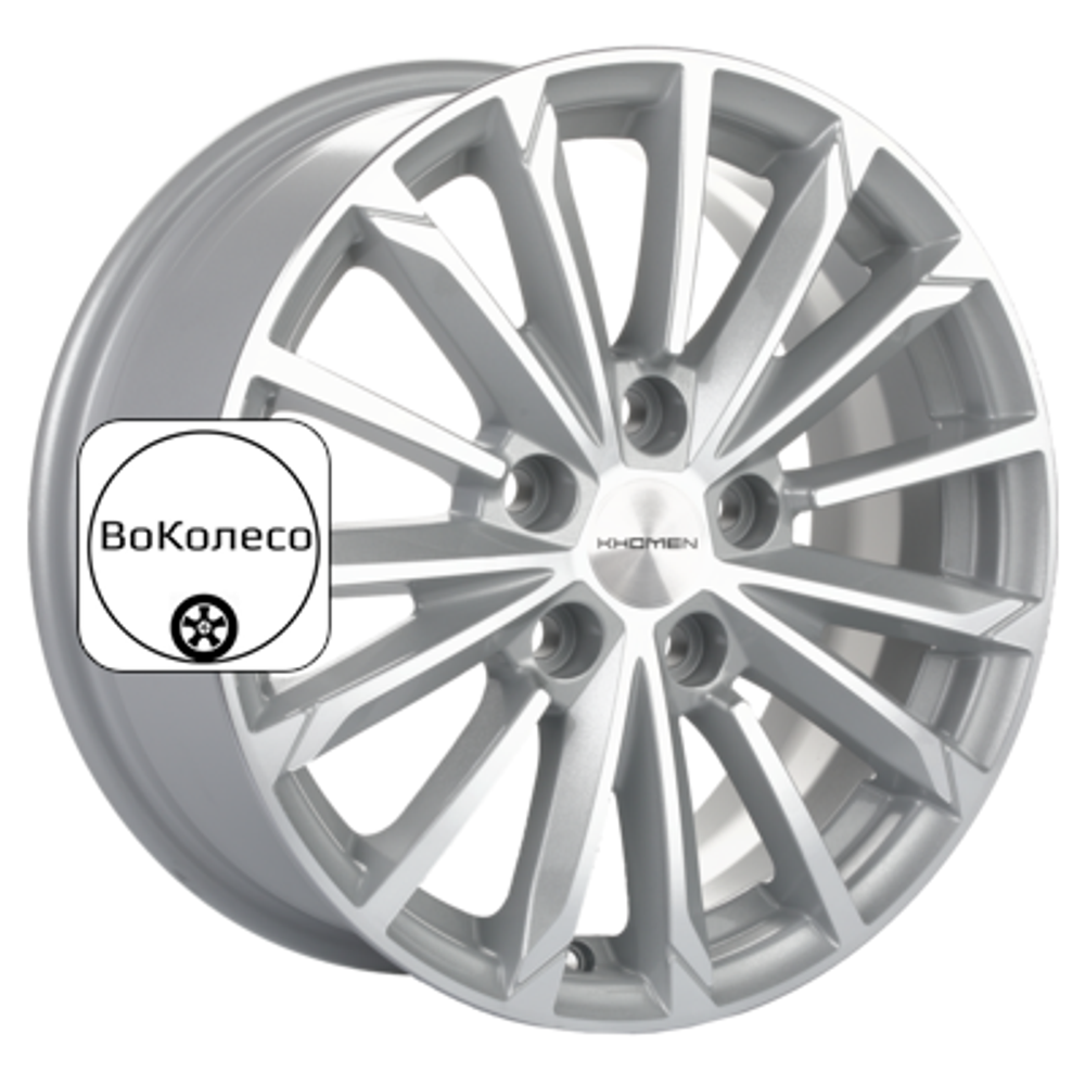 6,5x16/5x114,3 ET40 D66,1 KHW1611 (Qashqai) F-Silver-FP Khomen Wheels