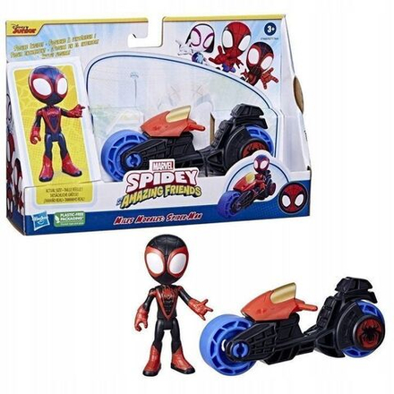 Фигурка Hasbro Spidey and Super Buddies - мотоцикл Майлза Моралеса + фигурка Марвел F7460