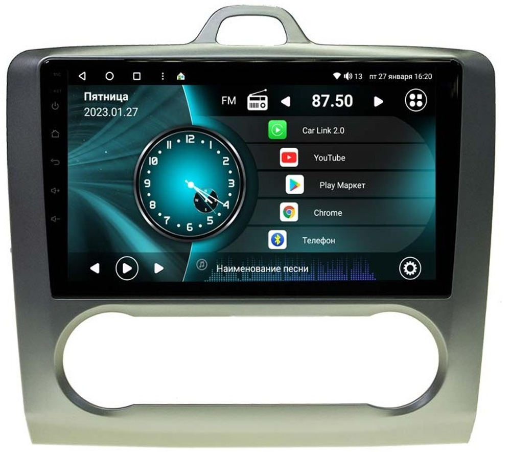 Магнитола для Ford Focus 2005 - 2011 (климат) - Vaycar VA17-003A на Android 13, 8-ядер, 4G SIM-слот