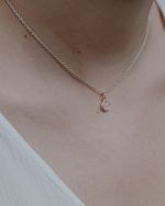 Подвеска Alpha с розовым кварцем