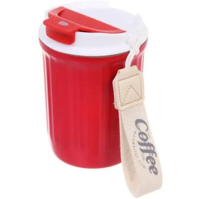 Термокружка 350мл «Coffee», цвет красный