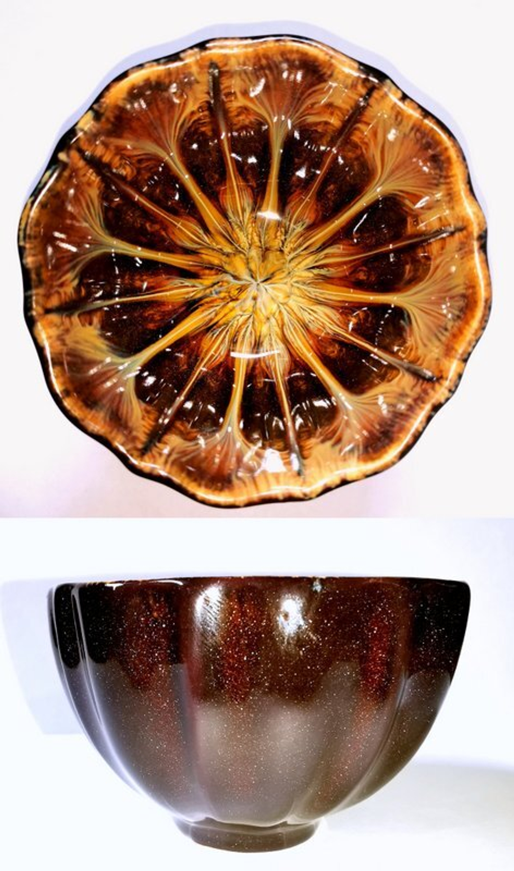 278156 Пиала "Огненный лотос" 100 мл, керамика