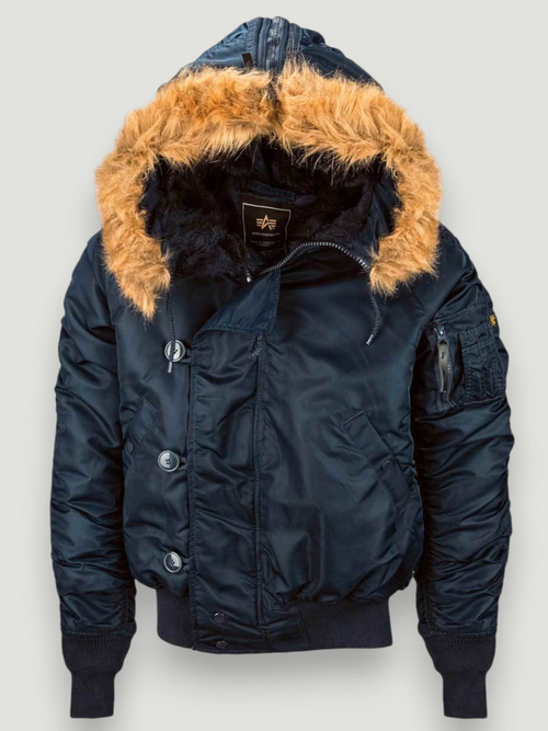 Куртка Мужская Alpha N-2B Flight Jacket (т.синяя - r.blue)