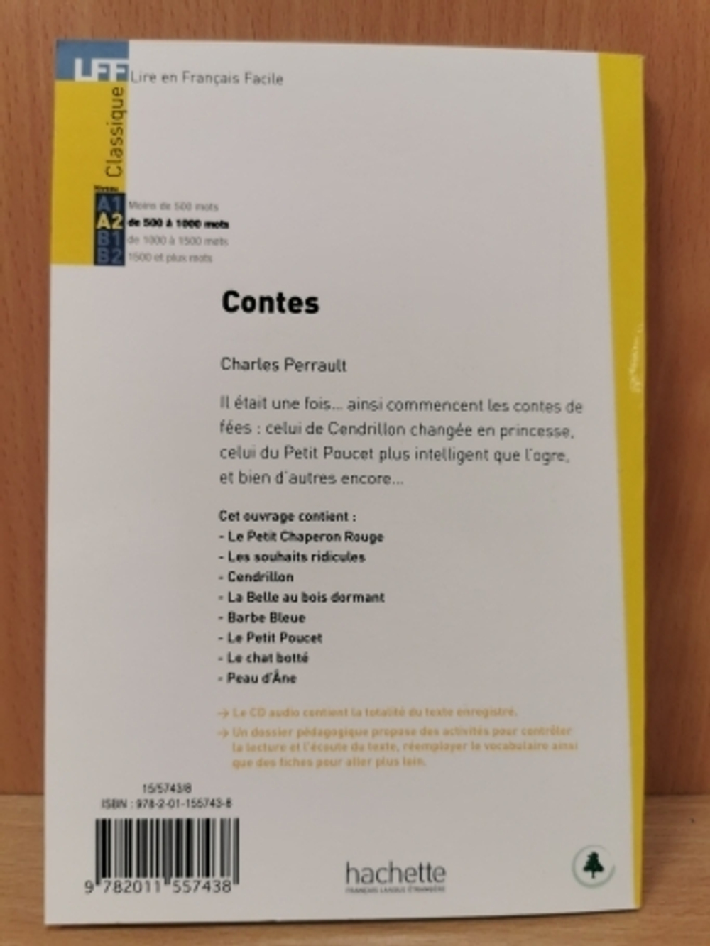 Lire en Francais Facile A2 Les Contes + CD audio MP3, A2