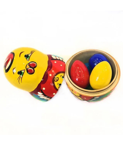 Матрешка "Курочка и цыплята" 11 кукол. Высота самой большой куклы 17см, диаметр 10см