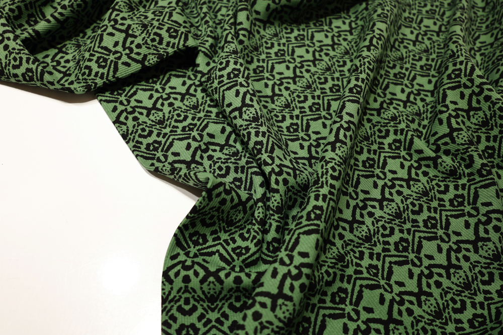 ЭТНИКА ЗЕЛЕНАЯ - Кашкорсе с лайкрой, компакт пенье (КРВ640 Елена)