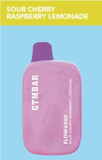 Купить Одноразовый Pod GTM Bar Flow - Sour Cherry Raspberry Lemonade (6000 затяжек)