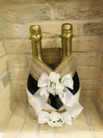 Украшение на шампанское