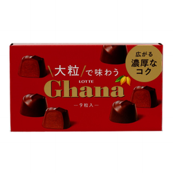 Шоколадные конфеты Гана 9шт, Lotte, 69,3г