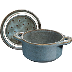 STAUB Набор из 4 мини-кокотниц 200мл 10см античная бирюза