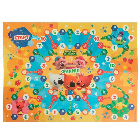 Азбука и счёт. ИнтерАктивная настольная игра. Ми-ми-мишки. 350x230x55 мм. Умные игры
