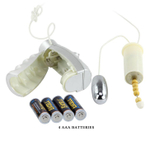 Тугой анус и вагина с вибрацией (Цвет: телесный)