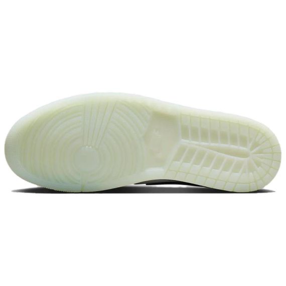 Jordan Air Jordan 1 Кроссовки для скейтбординга Низкие Белый цвет вершины/Фотонная пыль/Светло-зеленый/Парус/Черный Унисекс