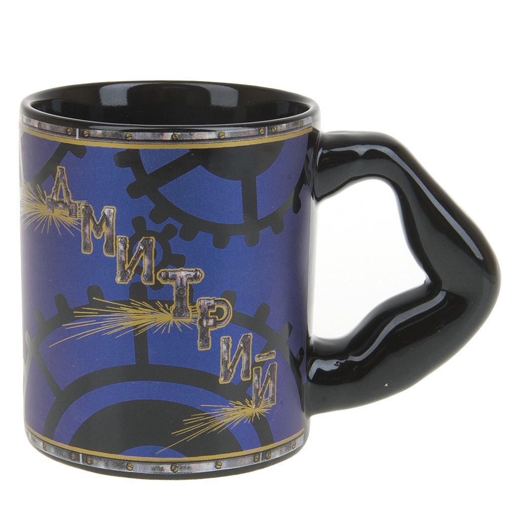 Кружка керамическая "Механизм/Имена" v=330мл. (17видов) (min12) (транспортная упаковка)