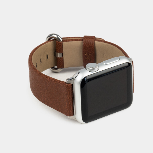 Ремешок для Apple Watch 40/41/42 mm из кожи козы, цвета карамель